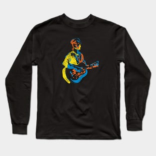 The Pop Art Guitarist Long Sleeve T-Shirt